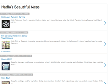 Tablet Screenshot of nadiasbeautifulmess.blogspot.com