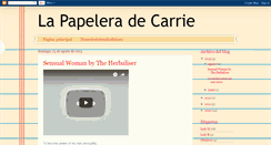 Desktop Screenshot of lapapeleradecarrie.blogspot.com