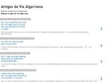 Tablet Screenshot of amigosdaviaalgarviana.blogspot.com