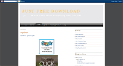 Desktop Screenshot of indexfreedownload.blogspot.com