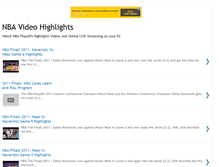 Tablet Screenshot of nbavideohighlights.blogspot.com