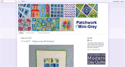 Desktop Screenshot of patchwork-of-mini-grey.blogspot.com