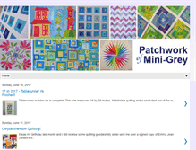 Tablet Screenshot of patchwork-of-mini-grey.blogspot.com