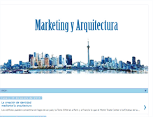 Tablet Screenshot of marketingyarquitectura.blogspot.com
