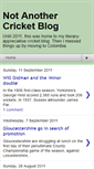 Mobile Screenshot of notanothercricketblog.blogspot.com