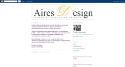 Desktop Screenshot of airesdesign.blogspot.com