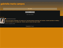 Tablet Screenshot of gabriellamariacampos.blogspot.com