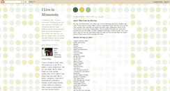 Desktop Screenshot of iliveinminnesota.blogspot.com
