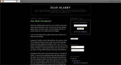 Desktop Screenshot of dear-blabby.blogspot.com