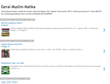 Tablet Screenshot of gerai-muslim-malika.blogspot.com