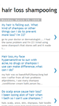 Mobile Screenshot of hair-loss-shampooing.blogspot.com