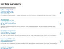 Tablet Screenshot of hair-loss-shampooing.blogspot.com