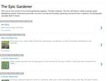 Tablet Screenshot of epicgardener.blogspot.com