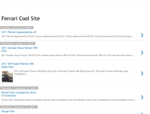 Tablet Screenshot of ferraricoolsite.blogspot.com