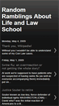 Mobile Screenshot of mylawschooljournal.blogspot.com