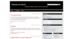 Desktop Screenshot of falandoemflauta.blogspot.com