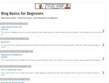 Tablet Screenshot of blog-basics-for-beginners.blogspot.com