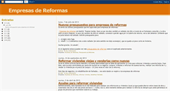 Desktop Screenshot of empresasdereformas.blogspot.com