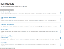 Tablet Screenshot of kwizrezultz.blogspot.com