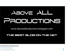 Tablet Screenshot of aboveallproductions.blogspot.com