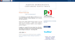 Desktop Screenshot of partitodemocratico-cervarese.blogspot.com