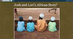 Desktop Screenshot of joshandlorisafricanstory.blogspot.com