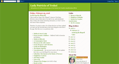 Desktop Screenshot of ladypatriciaoftrakai.blogspot.com