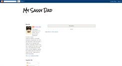 Desktop Screenshot of mysassydad.blogspot.com