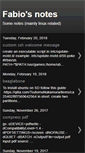 Mobile Screenshot of fabionotes.blogspot.com