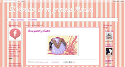 Desktop Screenshot of elvestidordemiprincesamiriam.blogspot.com