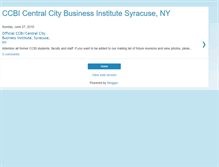 Tablet Screenshot of centralcitybusinessinstitute.blogspot.com