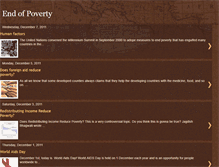 Tablet Screenshot of endthepoverty.blogspot.com