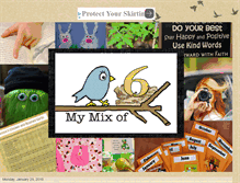 Tablet Screenshot of mymixofsix.blogspot.com