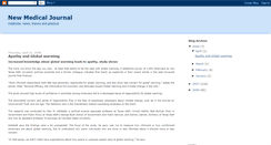Desktop Screenshot of newmedicaljournal.blogspot.com