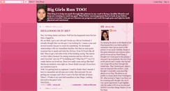 Desktop Screenshot of biggirlsruntoo.blogspot.com