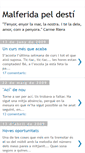 Mobile Screenshot of malferida-pel-desti.blogspot.com