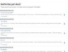 Tablet Screenshot of malferida-pel-desti.blogspot.com