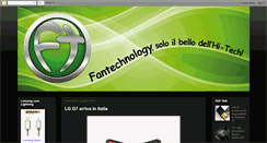 Desktop Screenshot of fantechnology.blogspot.com