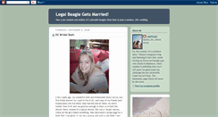 Desktop Screenshot of legalbeaglegetsmarried.blogspot.com