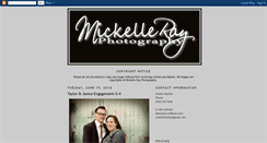 Desktop Screenshot of mickellerayphotography.blogspot.com