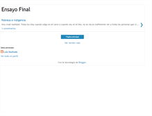 Tablet Screenshot of ensayopobreza.blogspot.com
