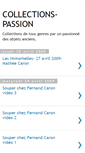 Mobile Screenshot of collections-passion.blogspot.com