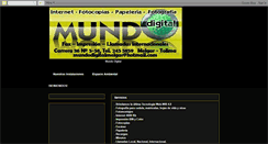 Desktop Screenshot of mundodigitalmelgar.blogspot.com