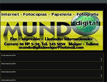 Tablet Screenshot of mundodigitalmelgar.blogspot.com