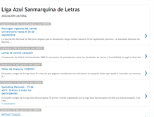 Tablet Screenshot of ligaazulsanmarquina.blogspot.com