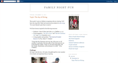 Desktop Screenshot of ldsfamilynightfun.blogspot.com
