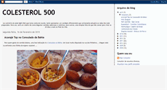 Desktop Screenshot of colesterol500.blogspot.com