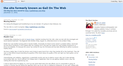 Desktop Screenshot of gailontheweb.blogspot.com