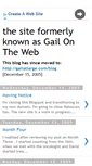 Mobile Screenshot of gailontheweb.blogspot.com