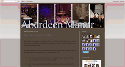 Desktop Screenshot of aberdeenmanor.blogspot.com